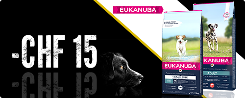 CHF 15 Rabatt auf Eukanuba Hundefutter